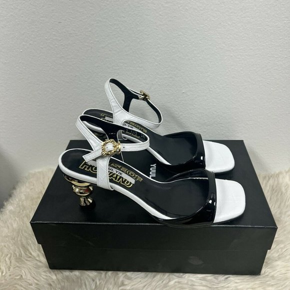 NIB House of Holland x Yuul Yie Sunset 70mm Heel Ankle Strap Slingback Sandal - Picture 4 of 9